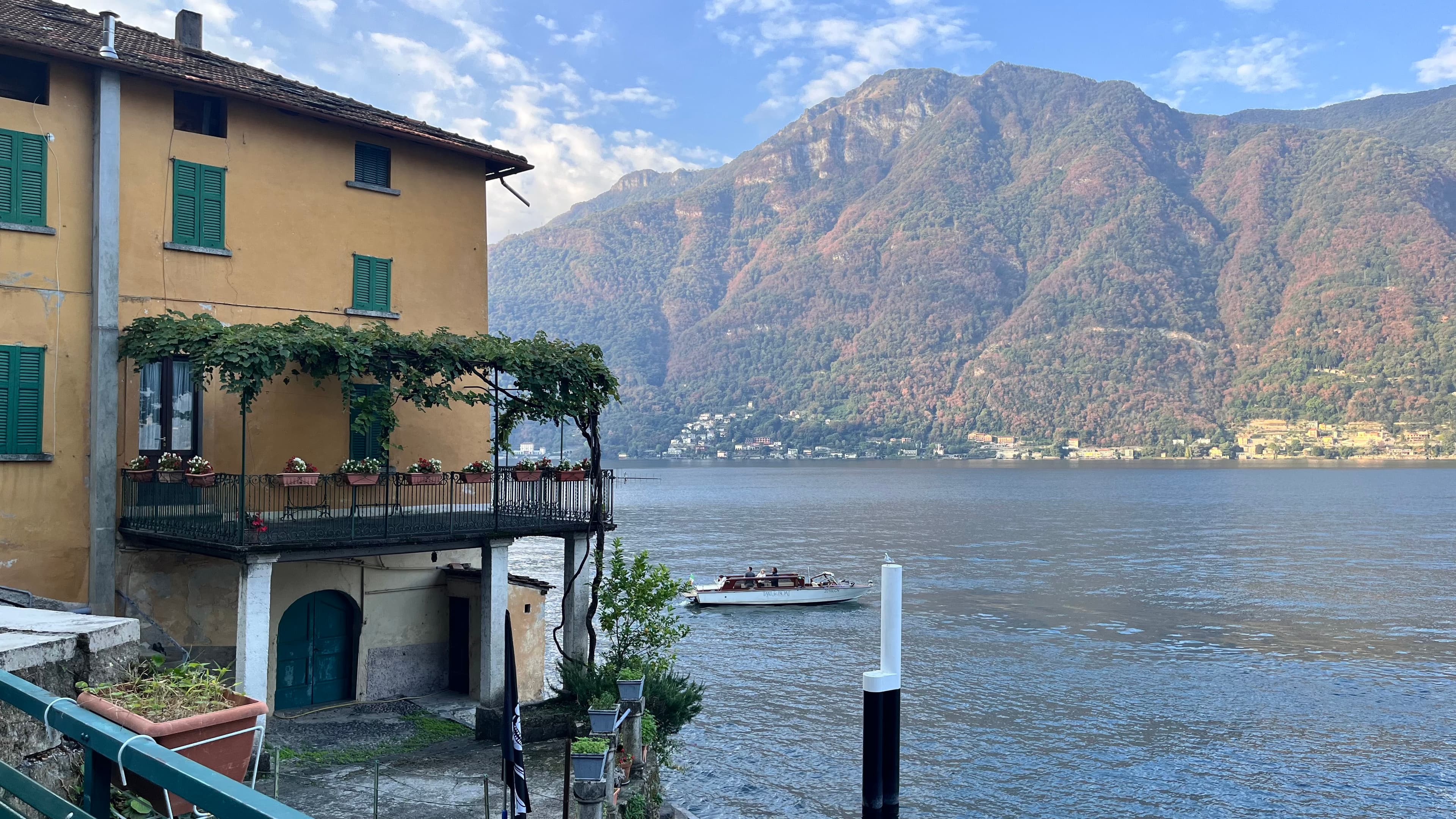 Lake Como from the water